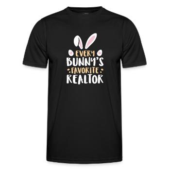 Real Estate Agent Real Estate Agent Gift - Men's Functional T-Shirt - black - Front - AI Model Male 178 dark (178cm)