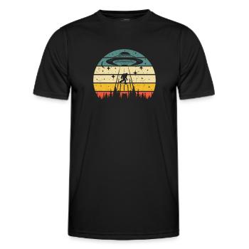 Étranger - T-shirt sport Homme - noir - Devant - AI Model Male 178 dark (178cm)