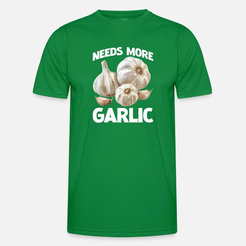 Needs More Garlic 2 Männer Funktions-T-Shirt
