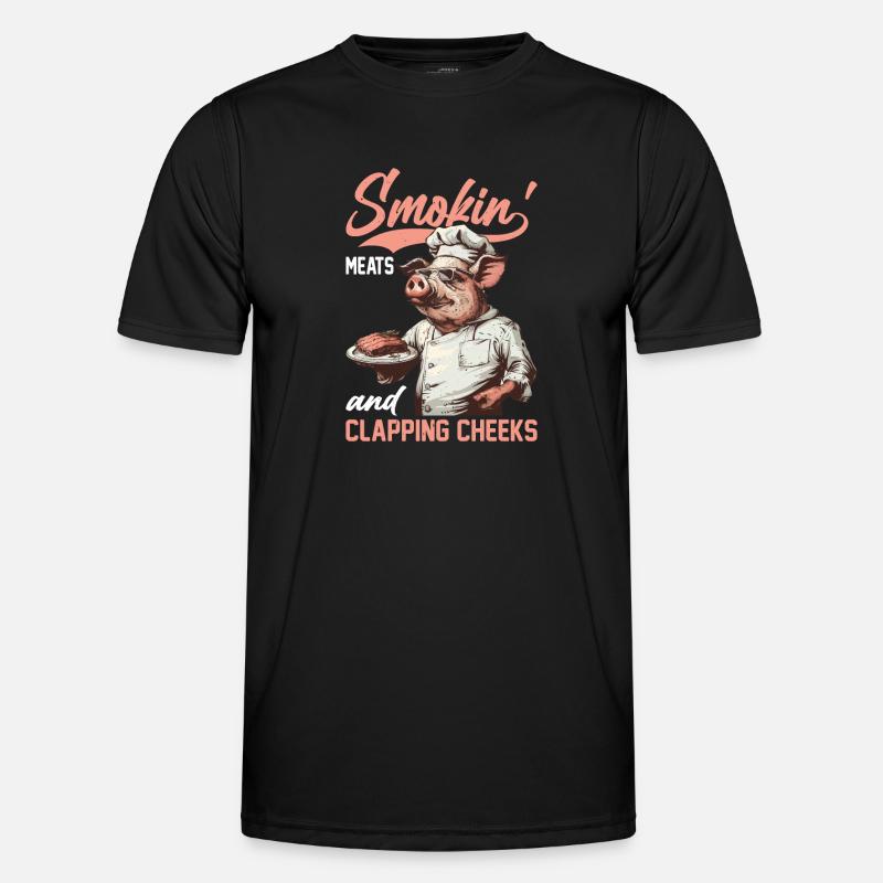 Smokin' Meats And Clapping Cheeks 2 Männer Funktions-T-Shirt