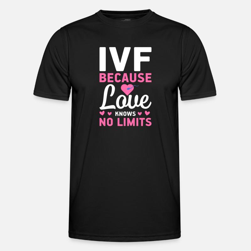 Vitro Fertilization IVF - Men's Functional T-Shirt - black