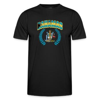 Bahamas - T-shirt sport Homme - noir - Devant - AI Model Male 178 dark (178cm)
