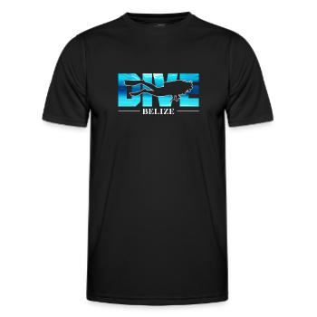 Belize Latino Belizean Belizean Maya Cadeau - T-shirt sport Homme - noir - Devant - AI Model Male 178 dark (178cm)