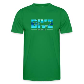 Belize Latino Belizer Belizerin Maya Geschenk - Männer Funktions-T-Shirt - Kelly Green - Vorne - AI Model Male 178 dark (178cm)