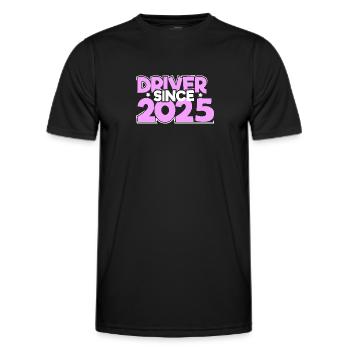Permis de conduire 2025 Examen de conduite Examen du permis de conduire - T-shirt sport Homme - noir - Devant - AI Model Male 178 dark (178cm)