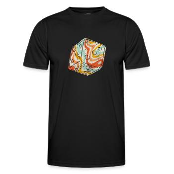 Brettspiel - Männer Funktions-T-Shirt - Schwarz - Vorne - AI Model Male 178 dark (178cm)