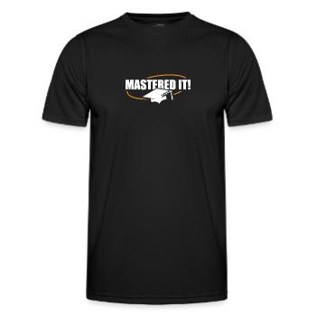 Master 2025 Diplôme de Master Graduation - T-shirt sport Homme - noir - Devant - AI Model Male 178 dark (178cm)