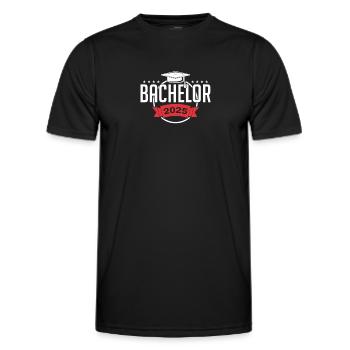 Baccalauréat 2025 Graduation Graduation - T-shirt sport Homme - noir - Devant - AI Model Male 178 dark (178cm)