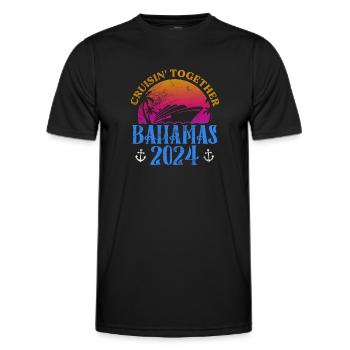 Bahamas - T-shirt sport Homme - noir - Devant - AI Model Male 178 dark (178cm)