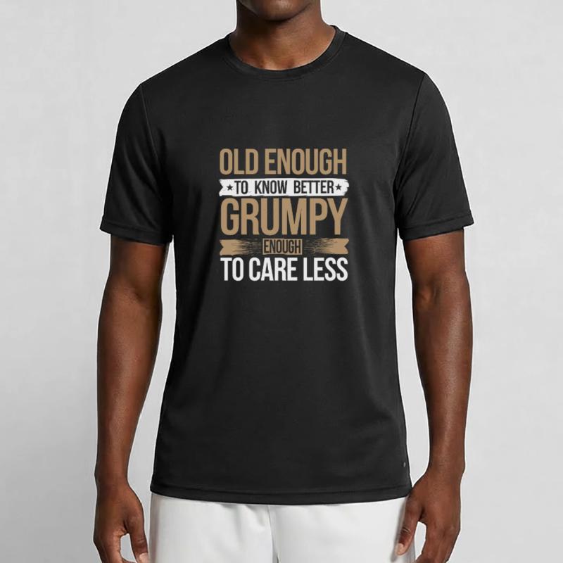 Grumpy Old Man Grumpy Men's Functional T-Shirt