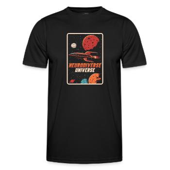 Autismus Awareness Day Autist Geschenk - Männer Funktions-T-Shirt - Schwarz - Vorne - AI Model Male 178 dark (178cm)