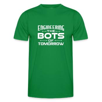 Ai Robotique Geek Tech Humour Robot - T-shirt sport Homme - vert - Devant - AI Model Male 178 dark (178cm)