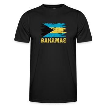 Bahamas - T-shirt sport Homme - noir - Devant - AI Model Male 178 dark (178cm)