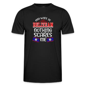 Belize Latino Belizean Belizean Maya Gift - Men's Functional T-Shirt - black - Front - AI Model Male 178 dark (178cm)