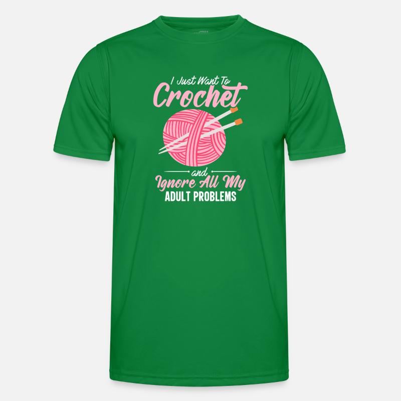 Crochet Men's Functional T-Shirt