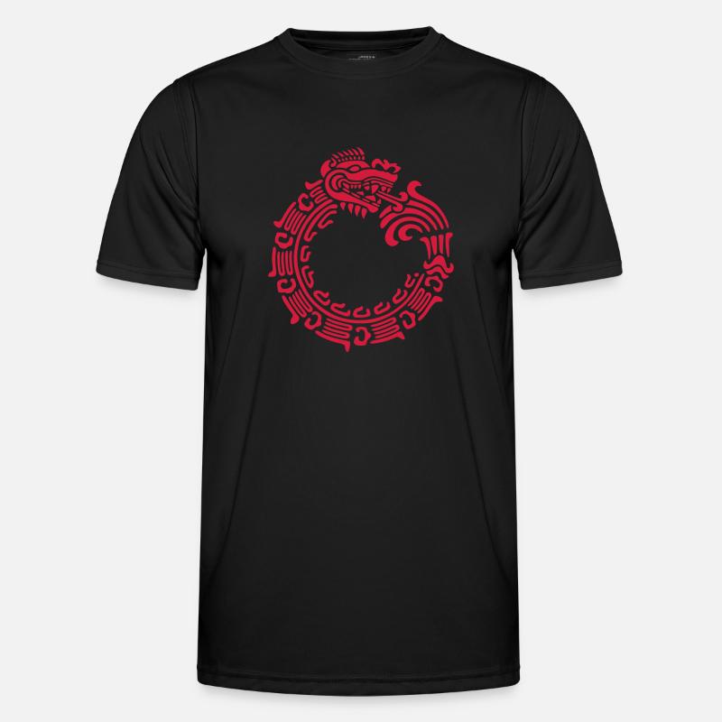 Ouroboros (vector) - Men's Functional T-Shirt - black
