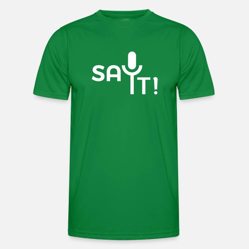 Say it Männer Funktions-T-Shirt