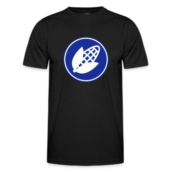 Mais symbol - Männer Funktions-T-Shirt - Schwarz - Vorne - AI Model Male 178 dark (178cm)