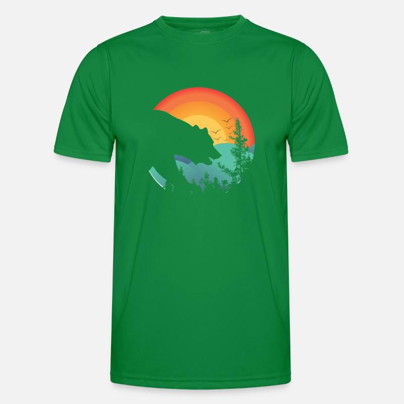 ein Bär Männer Funktions-T-Shirt