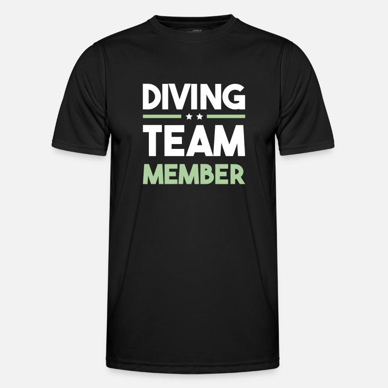 Diving Team - Men's Functional T-Shirt - black