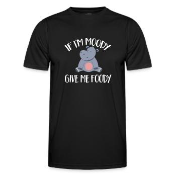 Hippopotame Hippopotame - T-shirt sport Homme - noir - Devant - AI Model Male 178 dark (178cm)
