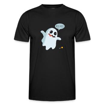 Halloween fantôme fantôme bonbons enfant - T-shirt sport Homme - noir - Devant - AI Model Male 178 dark (178cm)