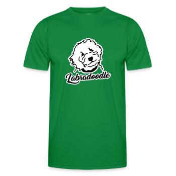 Labradoodle - Männer Funktions-T-Shirt - Kelly Green - Vorne - AI Model Male 178 dark (178cm)