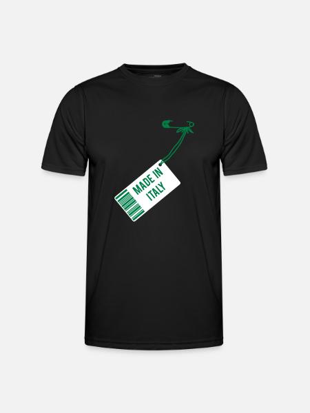 Made in Italy - Men's Functional T-Shirt - black