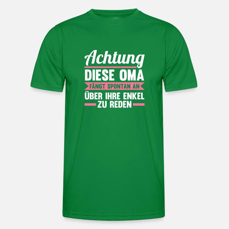 Großmutter Großmama Omi Oma Männer Funktions-T-Shirt