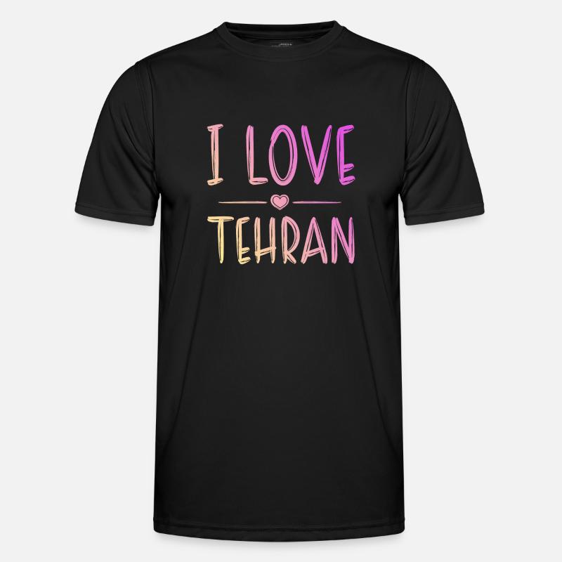 I Love Tehran Männer Funktions-T-Shirt