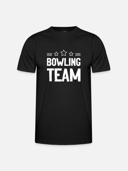 Bowling Team Mannschaft - Men's Functional T-Shirt - black
