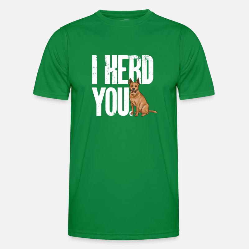 Bouvier australien Red Blue Heeler T-shirt sport Homme