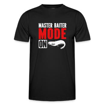 Catfish Fishing Catfish Anglers - Men's Functional T-Shirt - black - Front - AI Model Male 178 dark (178cm)