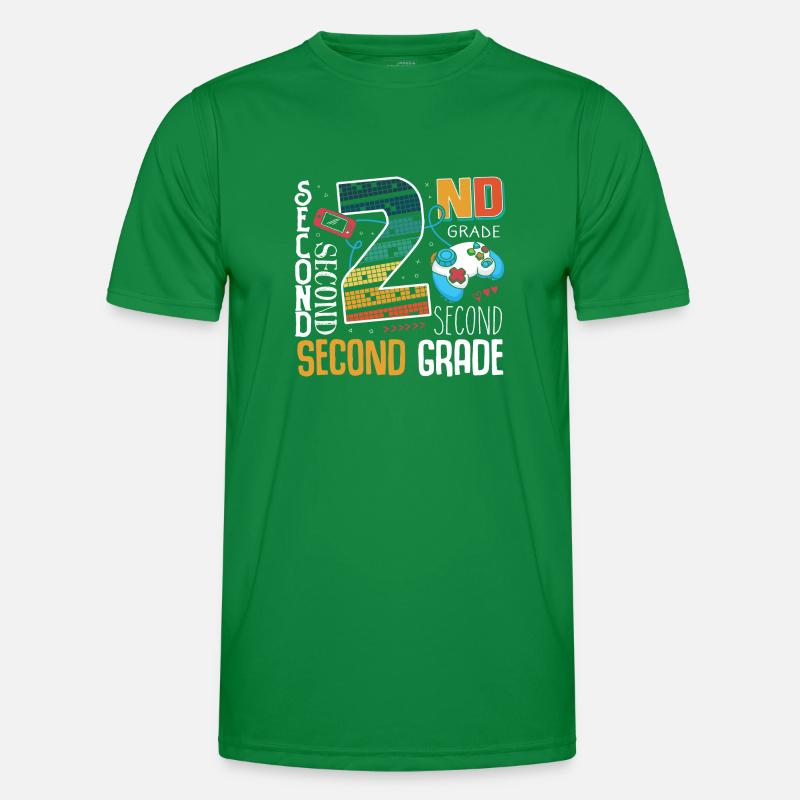 Écolier de jeu de 2e année T-shirt sport Homme