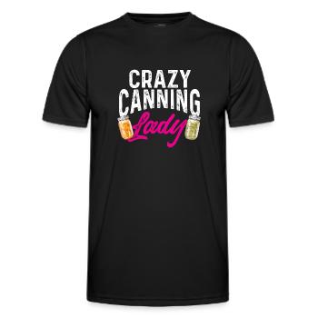 Canning, canning, canning, preserving food - Men's Functional T-Shirt - black - Front - AI Model Male 178 dark (178cm)