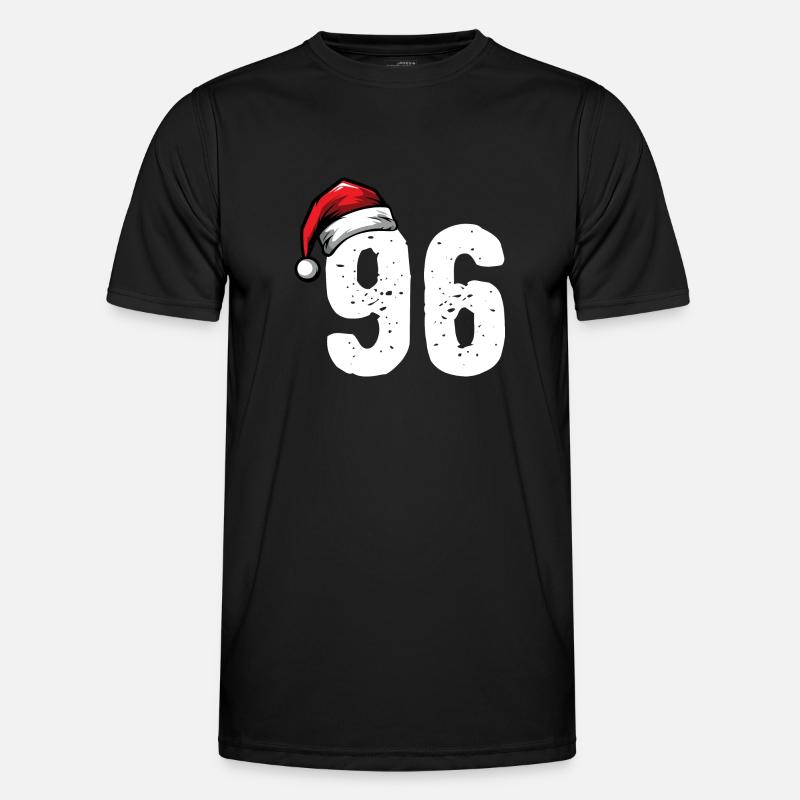 96 Number Christmas - Men's Functional T-Shirt - black