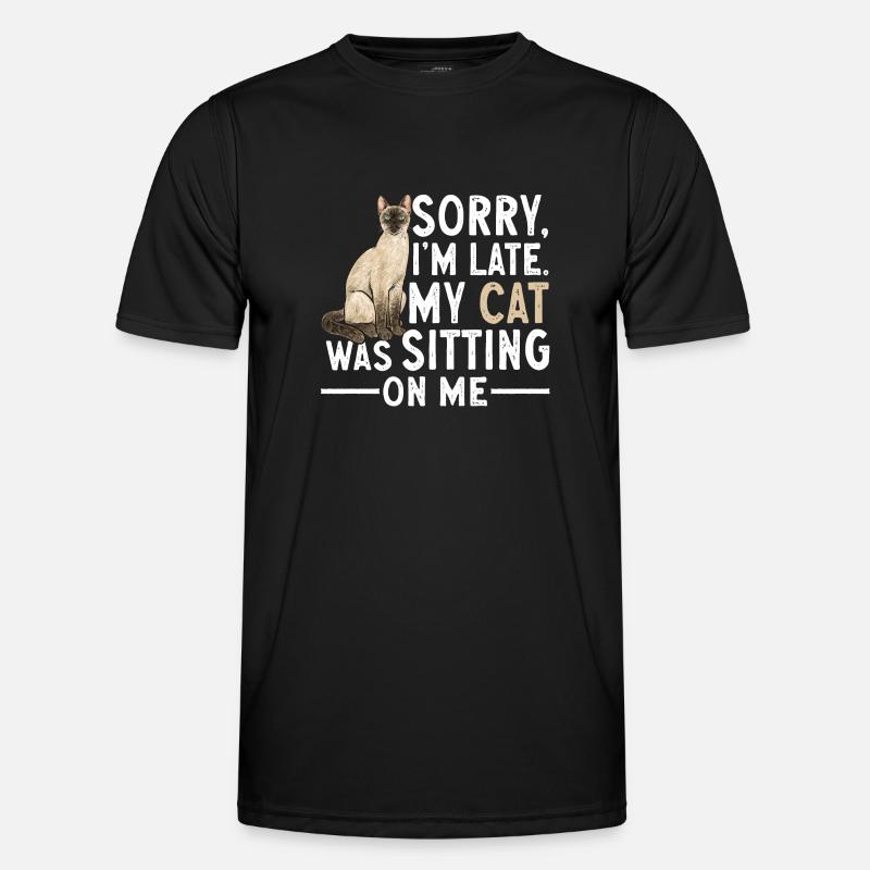 Siamese Cat Siamese Cat - Men's Functional T-Shirt - black