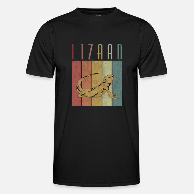 Eidechse Männer Funktions-T-Shirt