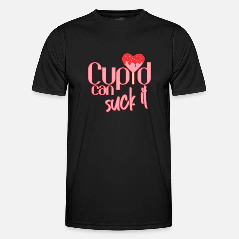 Cupid Can Suck It 2 Männer Funktions-T-Shirt