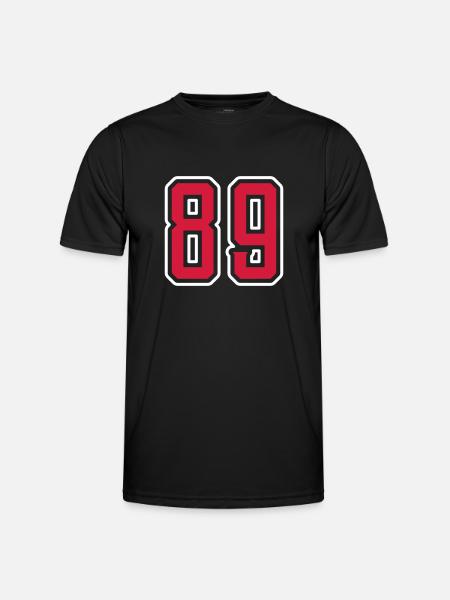89 Number Symbol - Men's Functional T-Shirt - black