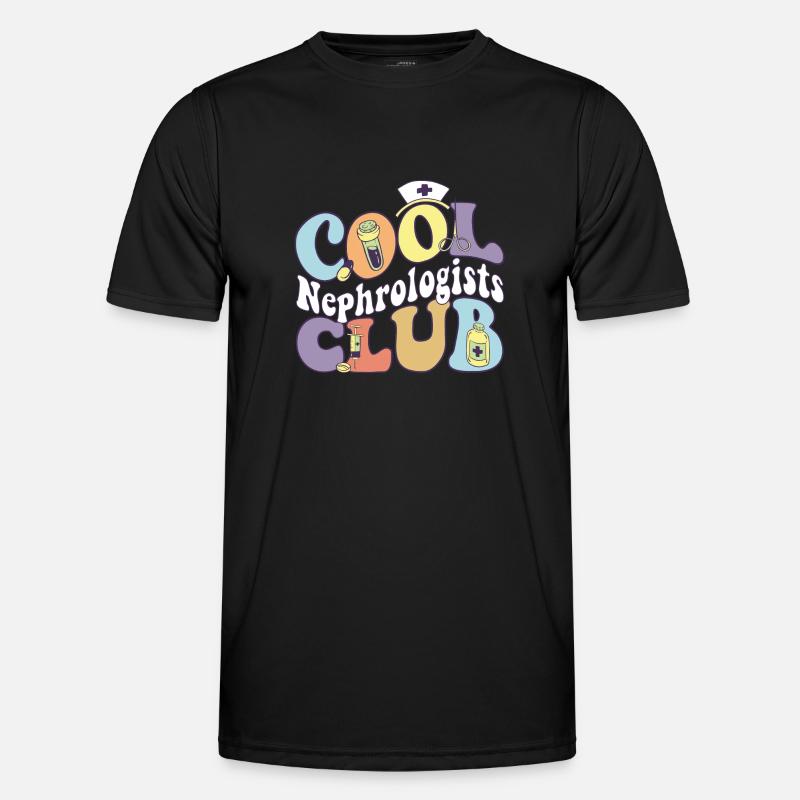 Cool Nephrologists Club Nephrology Practitioner - Männer Funktions-T-Shirt - Schwarz