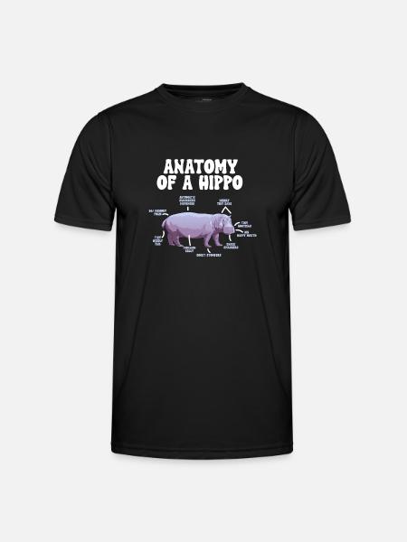 Hippopotamus Hippopotamus - Men's Functional T-Shirt - black