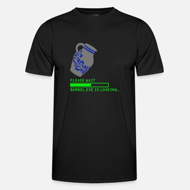 Bembel.EXE Loading... Männer Funktions-T-Shirt