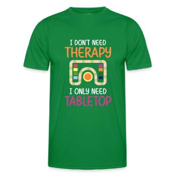 Board Game Board Player Character Nerd - Men's Functional T-Shirt - kelly green - Front - AI Model Male 178 dark (178cm)