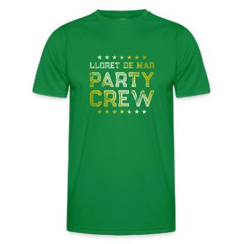 Lloret De Mar Party Crew - T-shirt sport Homme - vert - Devant - AI Model Male 178 dark (178cm)