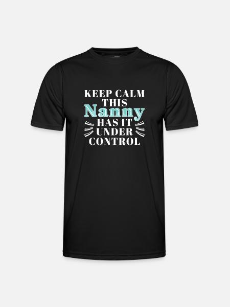 Nanny Babysitter Childminder - Men's Functional T-Shirt - black