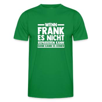 Frank - Männer Funktions-T-Shirt - Kelly Green - Vorne - AI Model Male 178 dark (178cm)