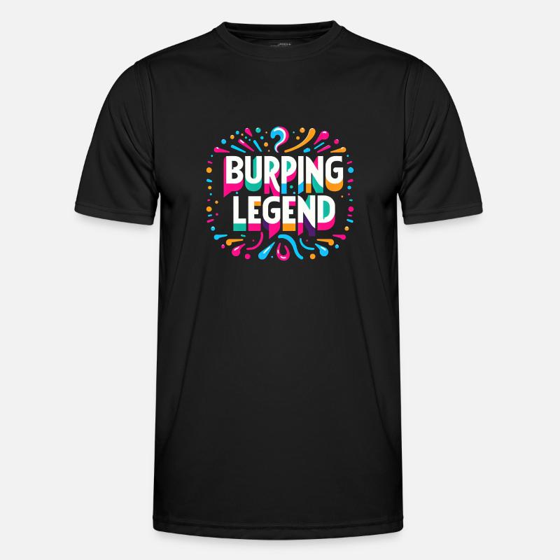 Burping Legend 12 - Men's Functional T-Shirt - black