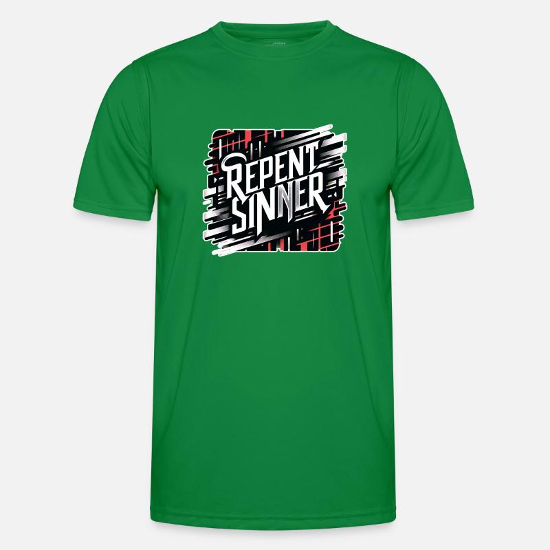 Repent Sinner 18 Men's Functional T-Shirt