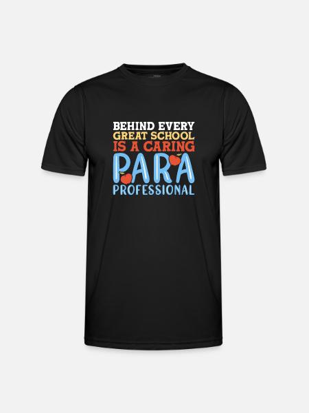 Paraprofessional - Men's Functional T-Shirt - black